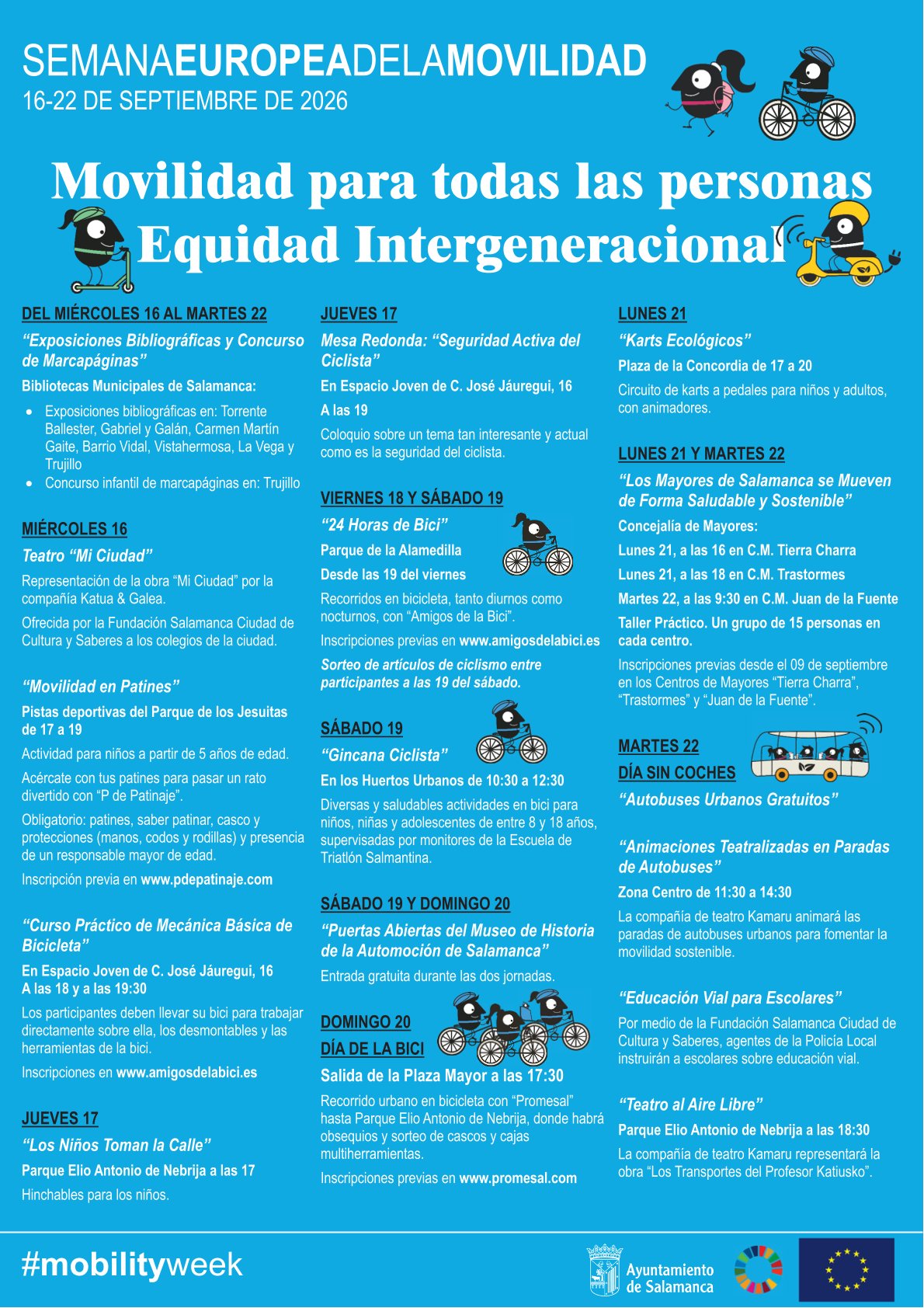 PROGRAMACION DE LA SEMANA DE LA MOVILIDAD 2026-1